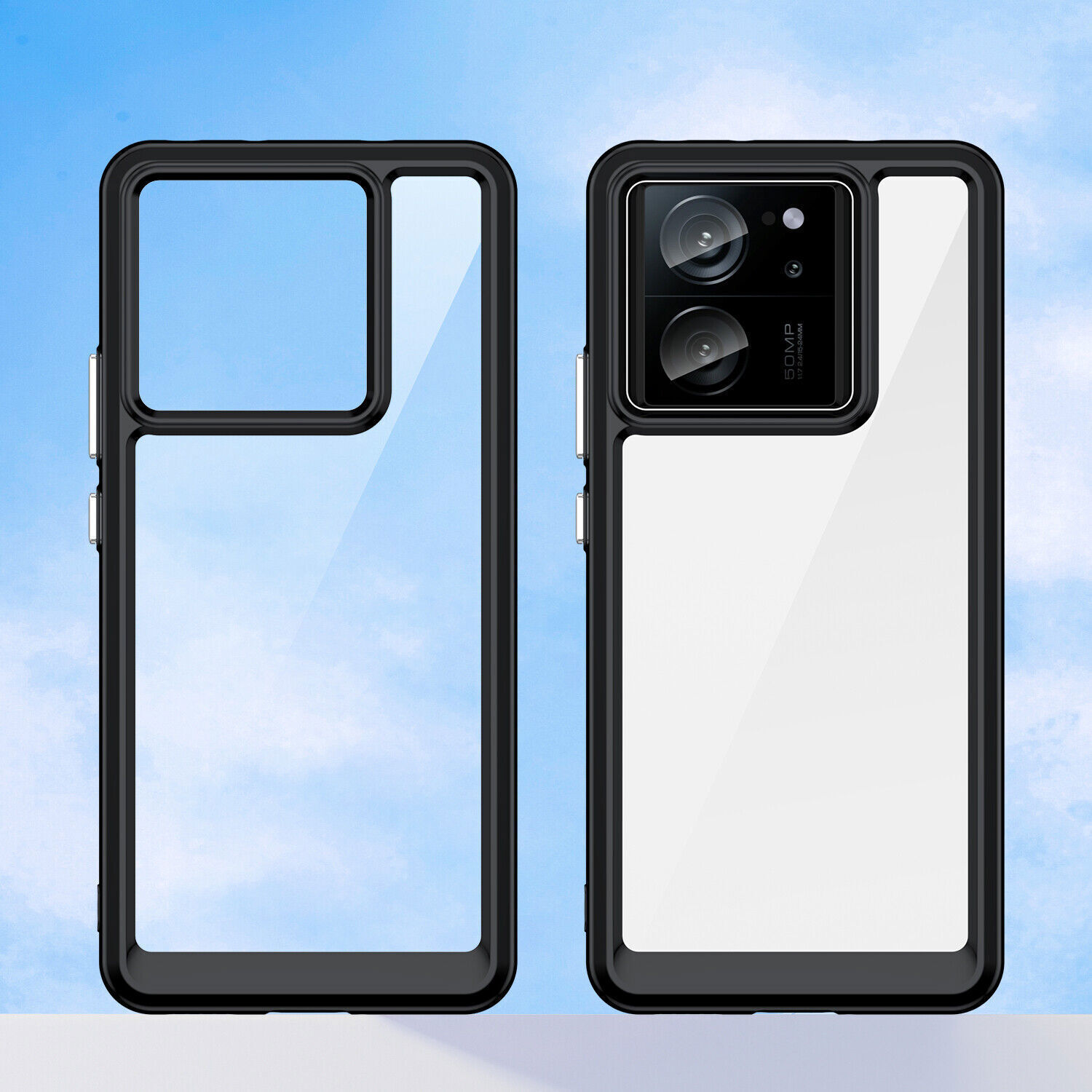 Shockproof Hybrid Transparent Crystal Cover Case For Xiaomi 13T / 13T PRO - Picture 25 of 30
