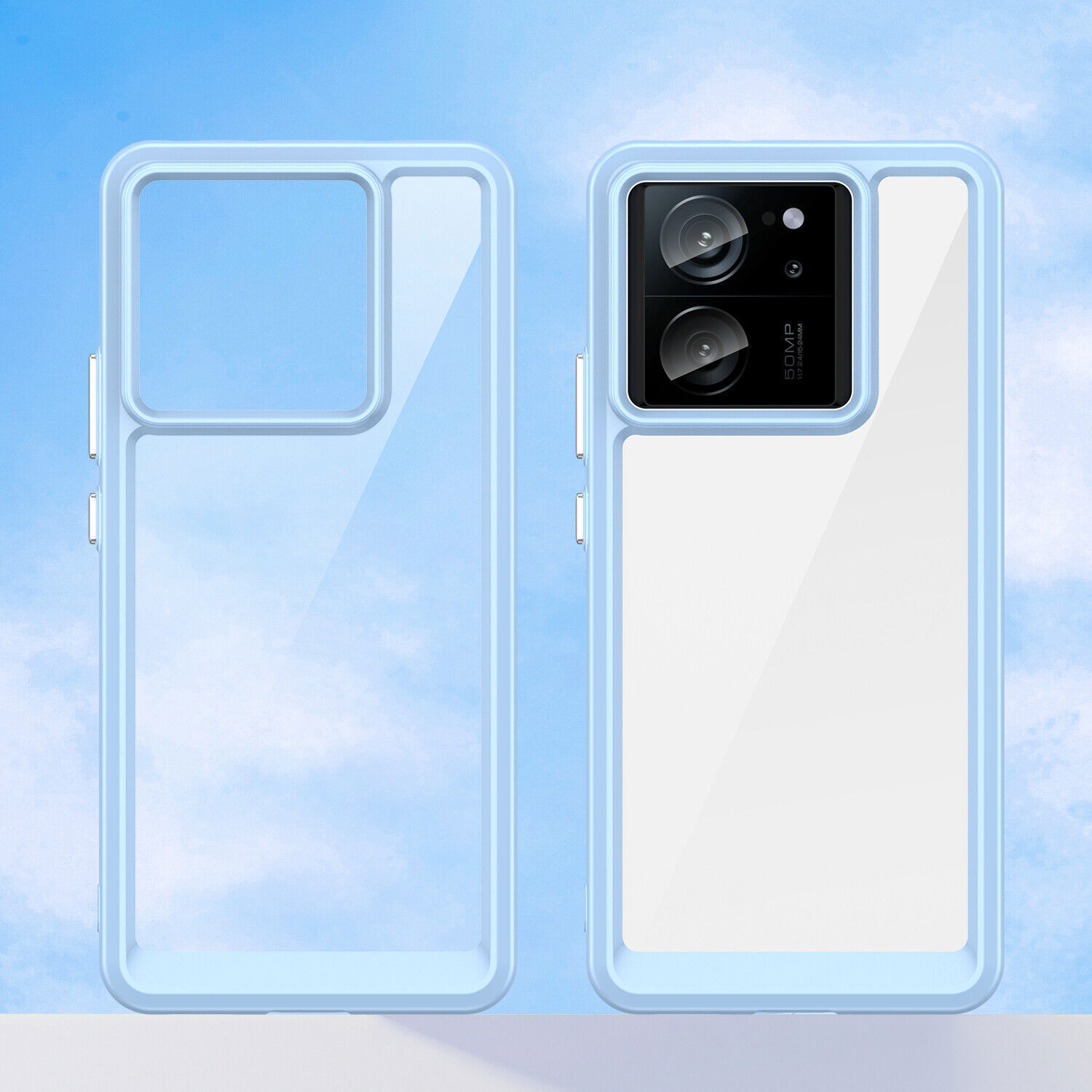 Shockproof Hybrid Transparent Crystal Cover Case For Xiaomi 13T / 13T PRO - Picture 26 of 30