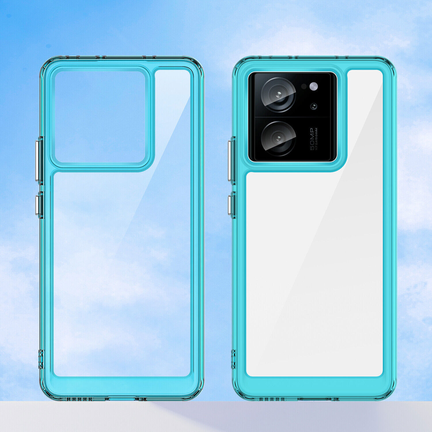 Shockproof Hybrid Transparent Crystal Cover Case For Xiaomi 13T / 13T PRO - Picture 28 of 30