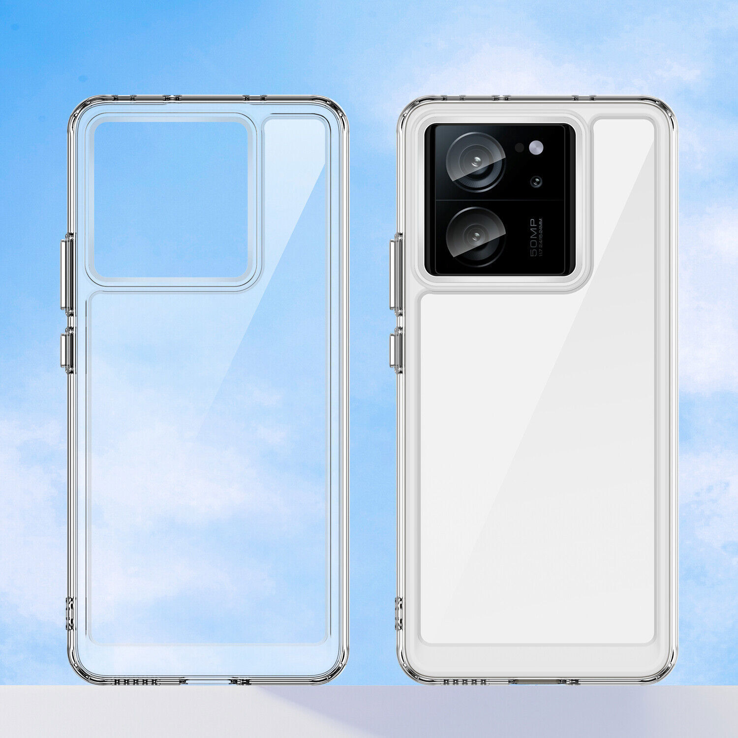Shockproof Hybrid Transparent Crystal Cover Case For Xiaomi 13T / 13T PRO - Picture 29 of 30
