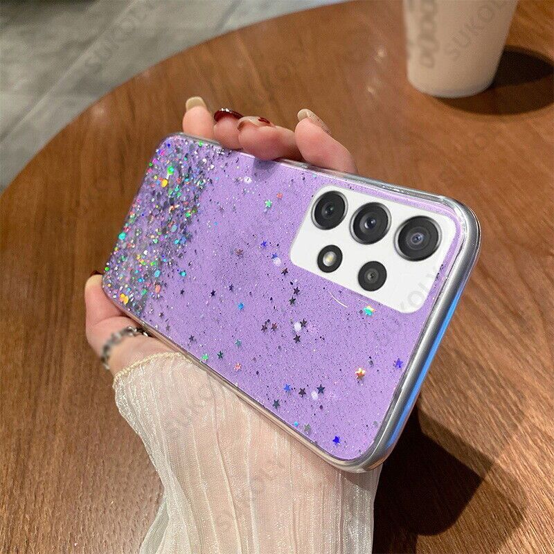 Funda transparente brillante para Samsung S23 S22 Ultra S21 S20 A54 A34 A23 A52 A14 - Imagen 23 de 28