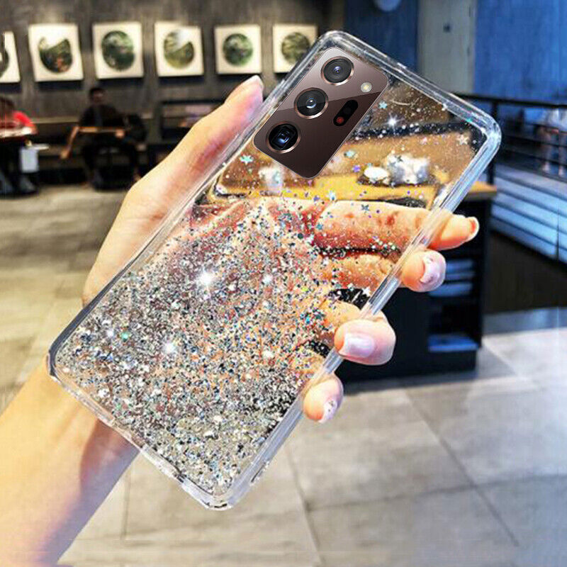 Funda transparente brillante para Samsung S23 S22 Ultra S21 S20 A54 A34 A23 A52 A14 - Imagen 24 de 28