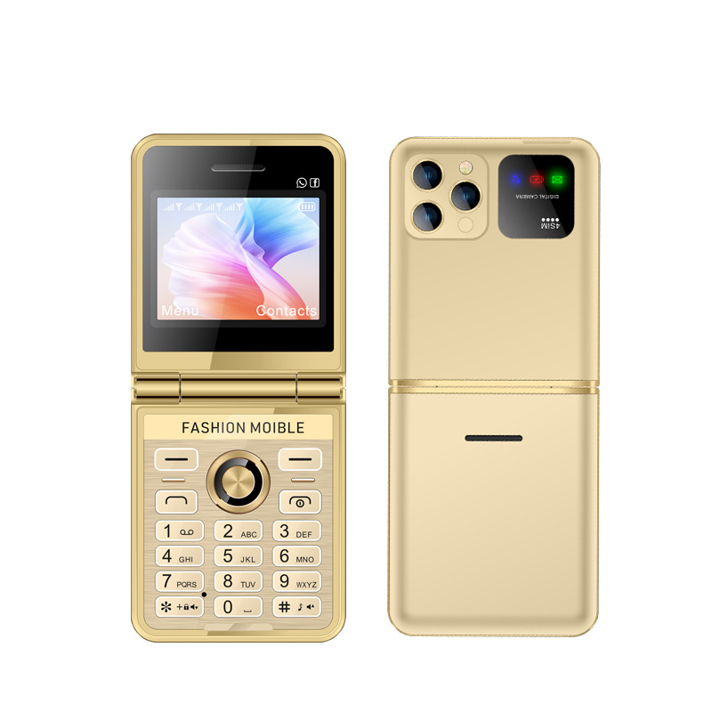 2.4" GSM Unlocked SERVO P20 4 SIM Standby Folding Mobile Cell Phones Speed Dial - 第 25/25 張圖片