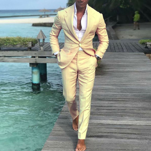 Mens 2 Piece Business Suit Smart Casual Classic Tailored Fit Office Formal Prom - Picture 17 of 20