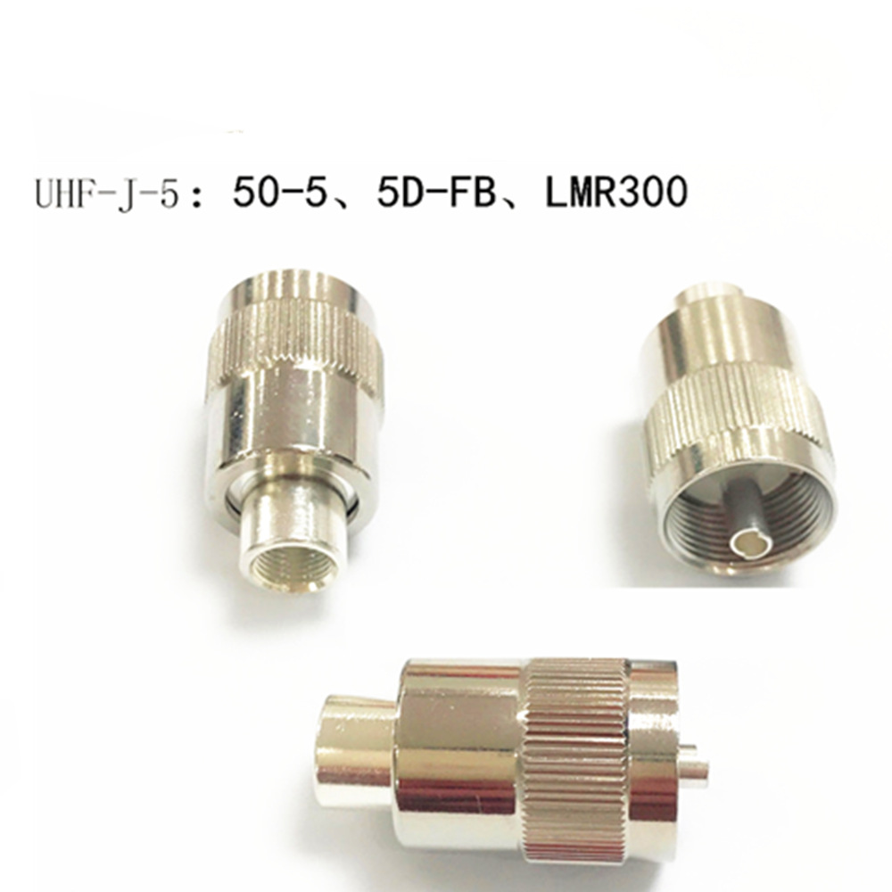 RF Coaxial Connector UHF PL259 male Plug Solder RG142 RG58 LMR195 LMR400 cable - Picture 5 of 6