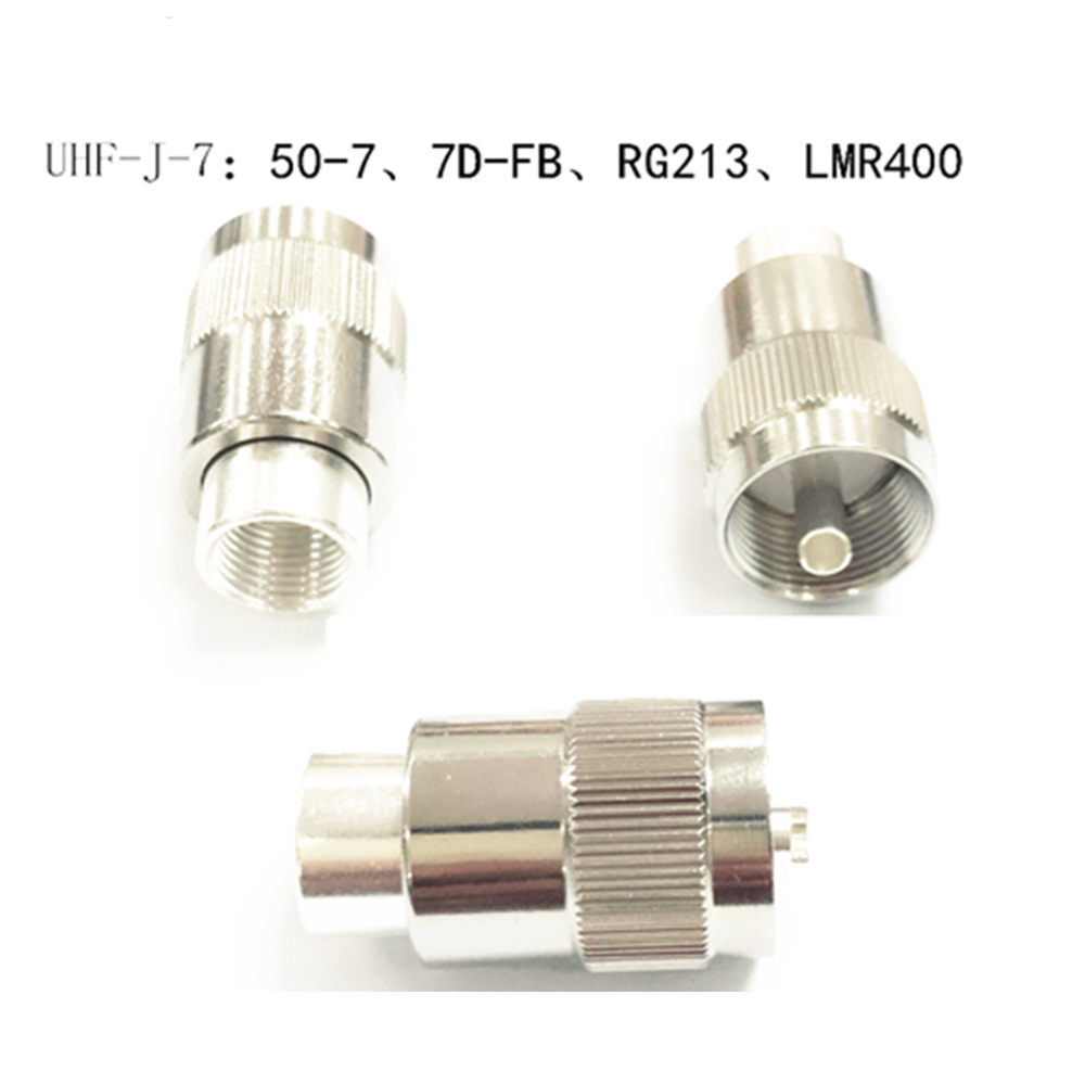 RF Coaxial Connector UHF PL259 male Plug Solder RG142 RG58 LMR195 LMR400 cable - Picture 6 of 6
