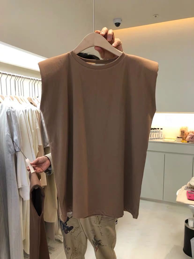 Summer Casual Women's Solid Color Loose Simple Sleeveless T-Shirt Vest Tops - Picture 16 of 18
