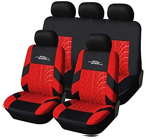 Autoyouth Car Seat Protective Cover Tire Tracks Car Seat Accessories