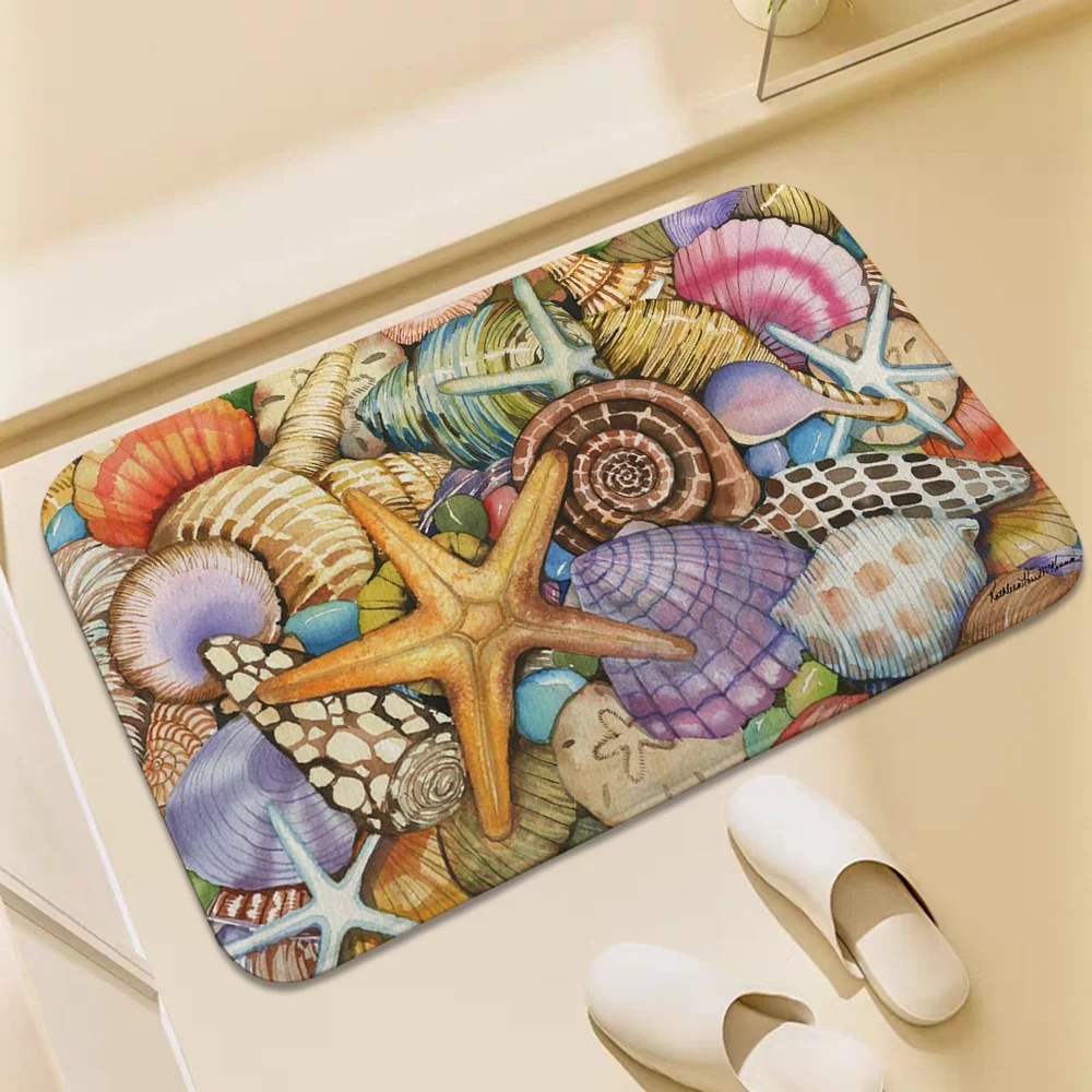 Flower Carpet Washable Non-slip Kitchen Rug Door Mat Balcony Bedroom Rugs Floor - Picture 32 of 34