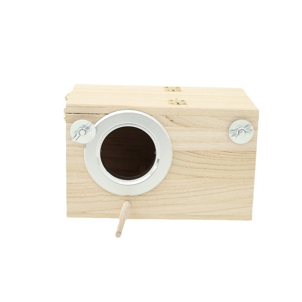 Wooden Nest Bird Breeding Box Parakeet Parrot Cockatiel Cage Nesting House S M L - Picture 14 of 16
