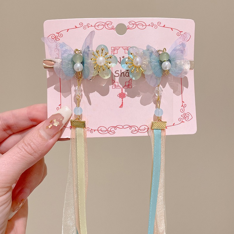 Hanfu Headwear Tassel Ancient Style Hair Clip Girl Chinese Style Hair Accessory - Picture 12 of 52