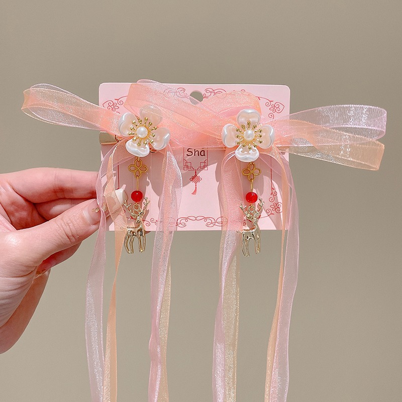 Hanfu Headwear Tassel Ancient Style Hair Clip Girl Chinese Style Hair Accessory - Picture 17 of 52