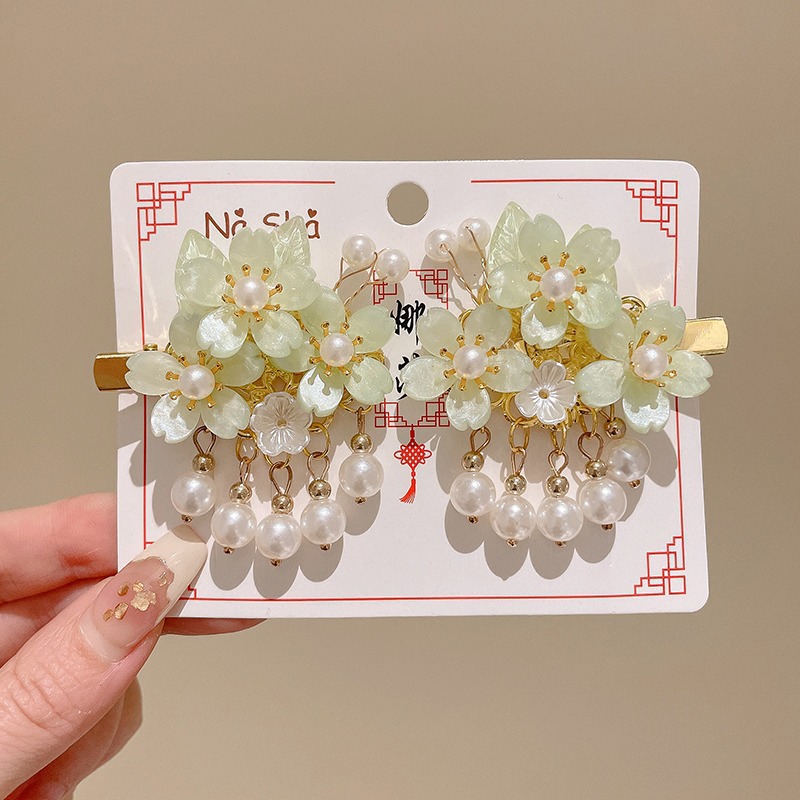 Hanfu Headwear Tassel Ancient Style Hair Clip Girl Chinese Style Hair Accessory - Picture 30 of 52