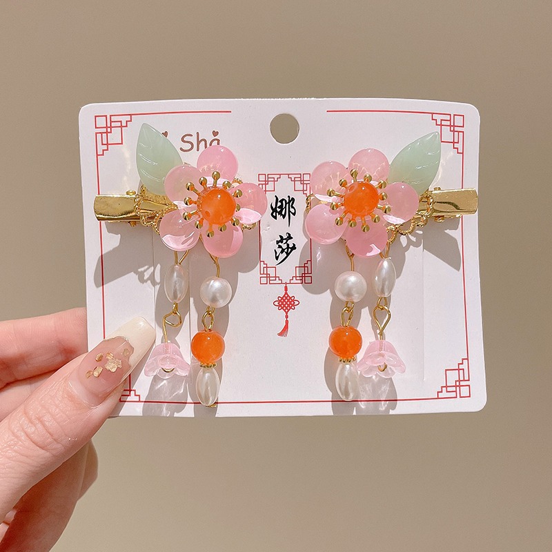 Hanfu Headwear Tassel Ancient Style Hair Clip Girl Chinese Style Hair Accessory - Picture 34 of 52