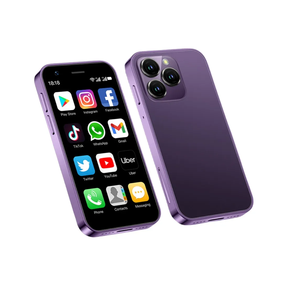 SOYES XS16 パープル スマートフォン 本体 Amazon | SOYES XS16ミニスマートフォン、3GB RAM + 64 ROM、3.0