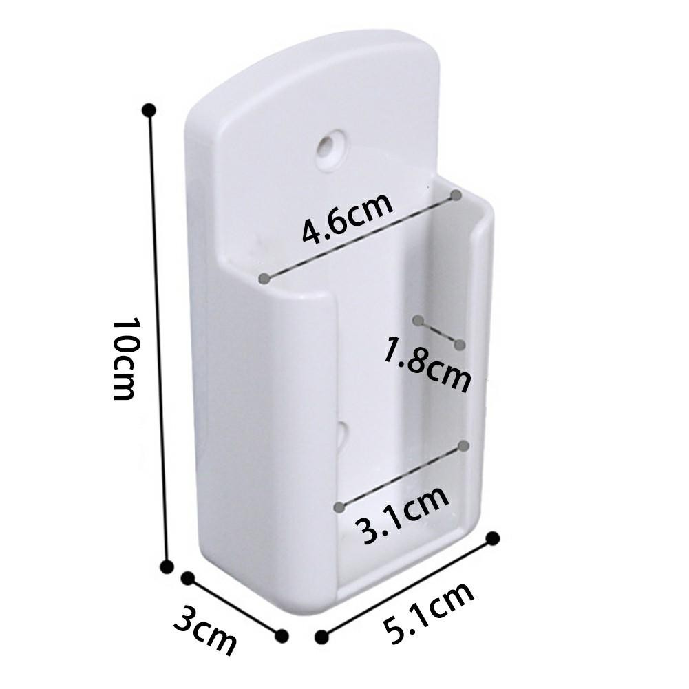 Universal White Air-Conditioner Remote Control Holder Wall Mounted Box-Storage