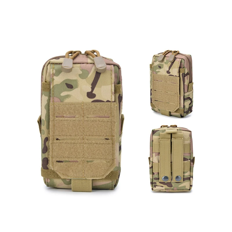 Hombres Táctico Molle Bolso Exterior Teléfono Móvil Cinturón Cintura Bolsa EDC Herramienta Bolsa de Caza - Imagen 10 de 12