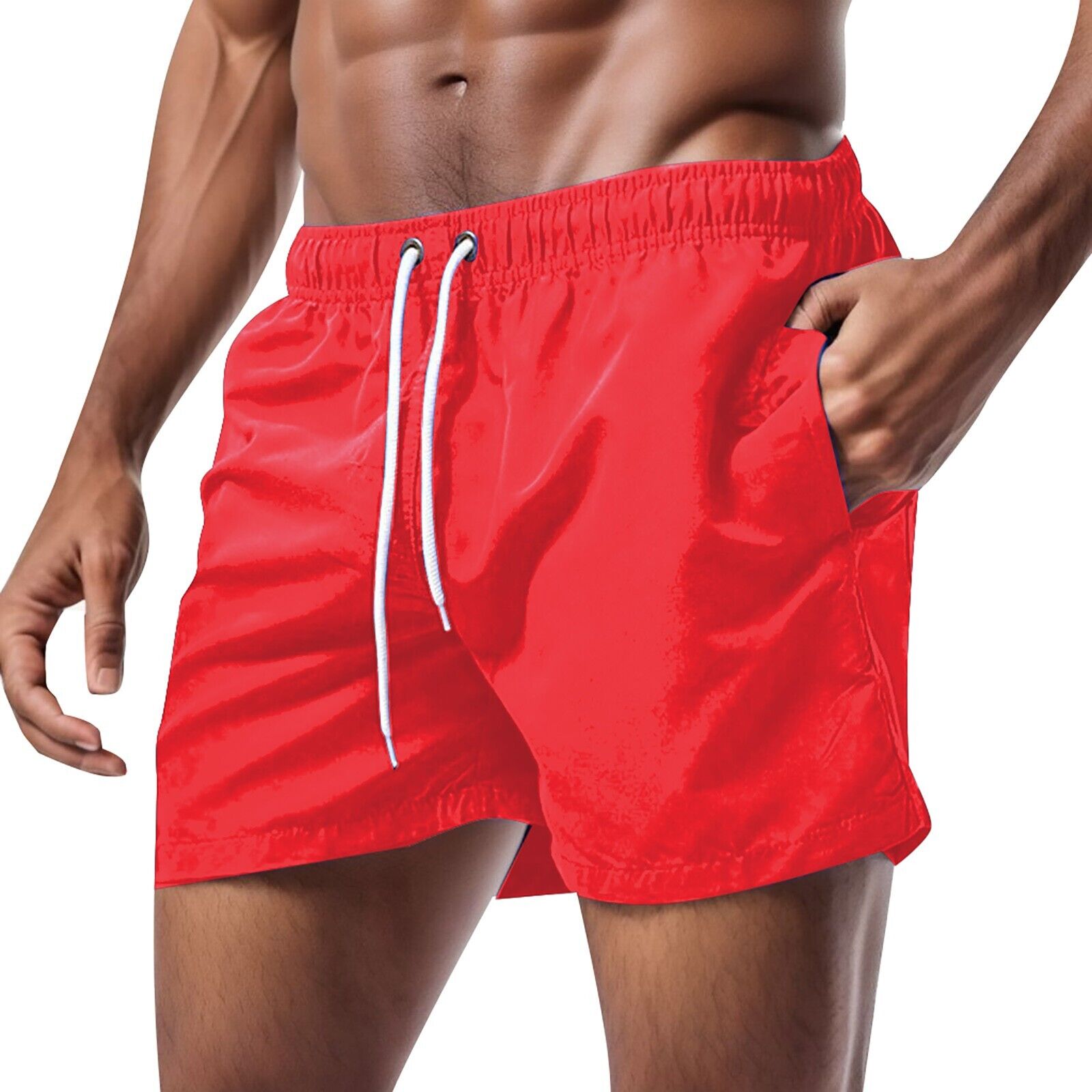 Men's Swim Trunks Summer Swimwear Swimming Beach Shorts Boxer Short Swim Pants