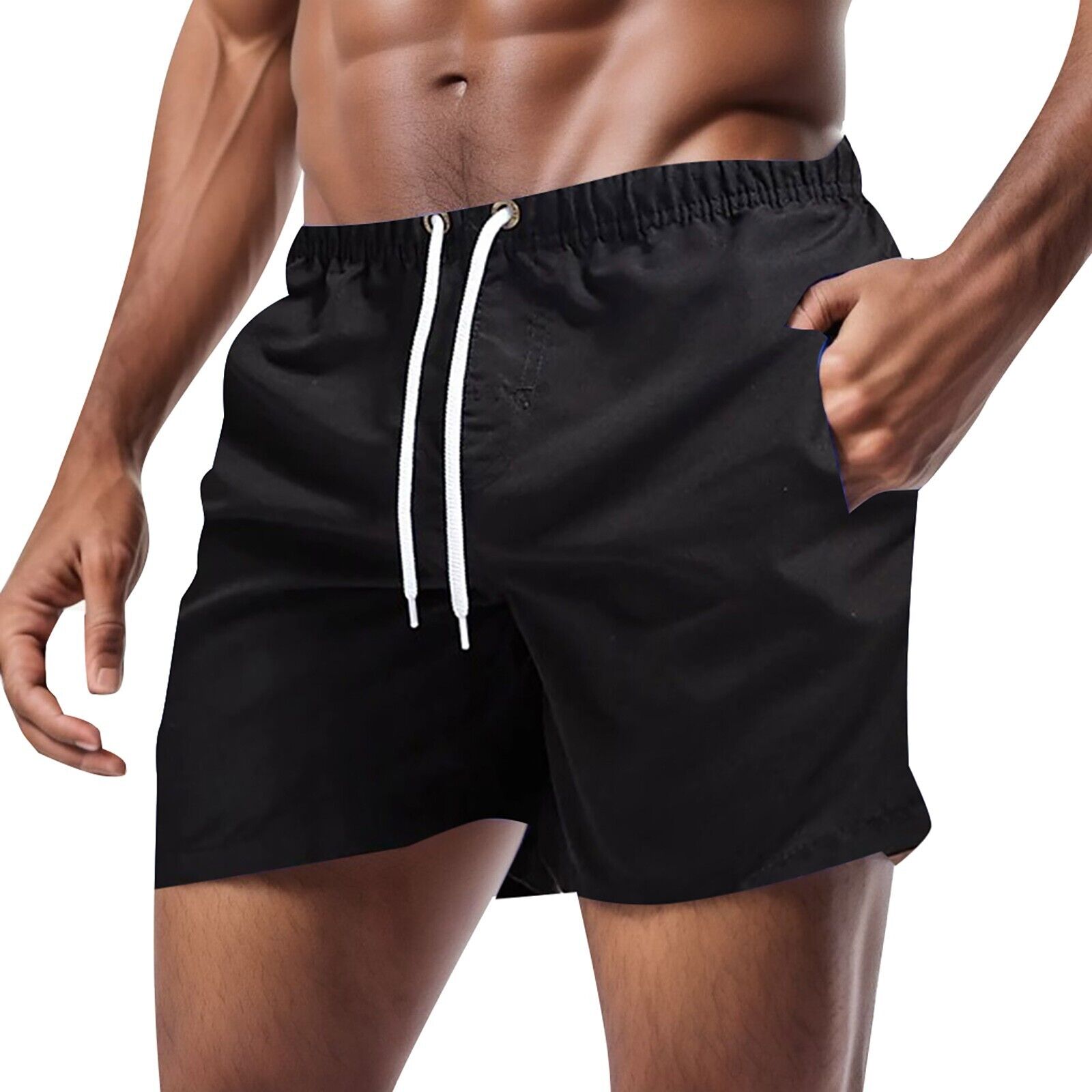 Men's Swim Trunks Summer Swimwear Swimming Beach Shorts Boxer Short Swim Pants