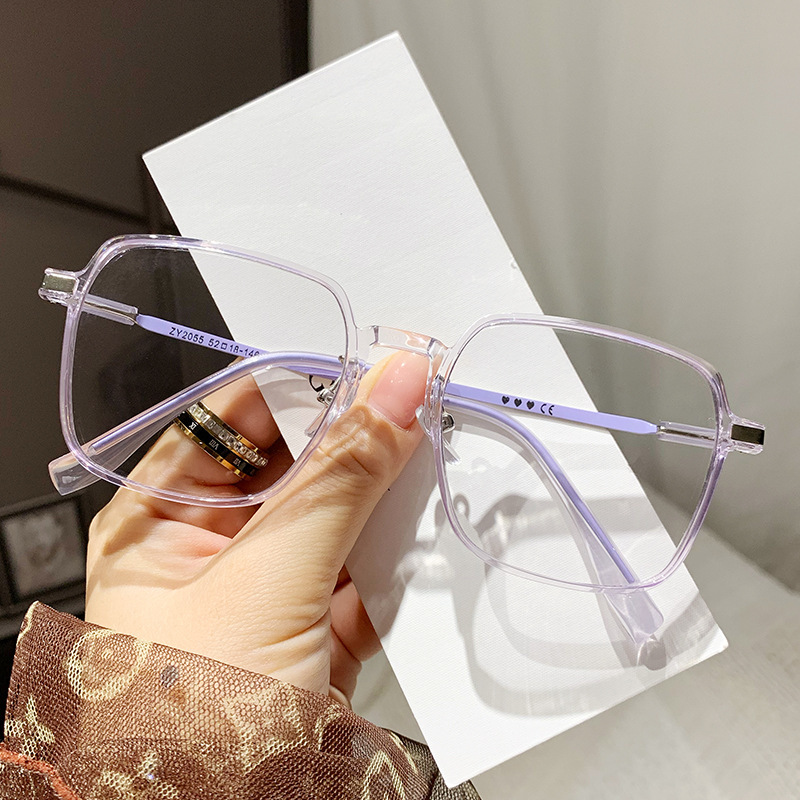 Square Myopia Nearsighted Glasses For Men Women Oversize Ultralight Glasses New - Picture 21 of 26