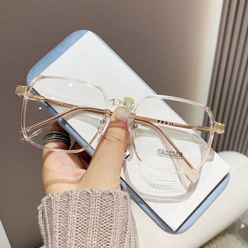 Square Myopia Nearsighted Glasses For Men Women Oversize Ultralight Glasses New - Picture 22 of 26
