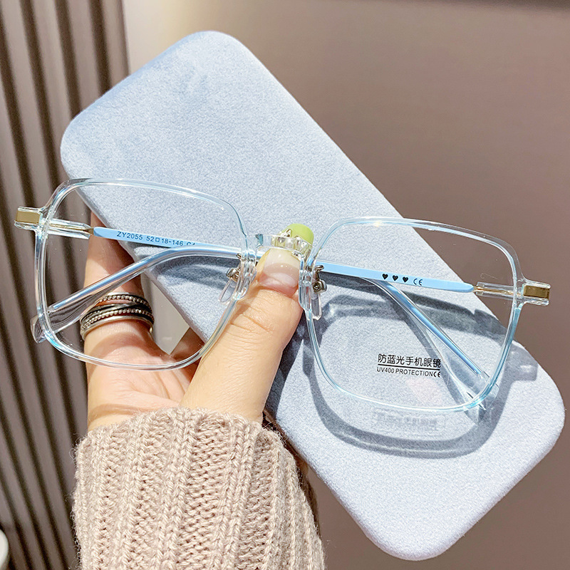 Square Myopia Nearsighted Glasses For Men Women Oversize Ultralight Glasses New - Picture 25 of 26