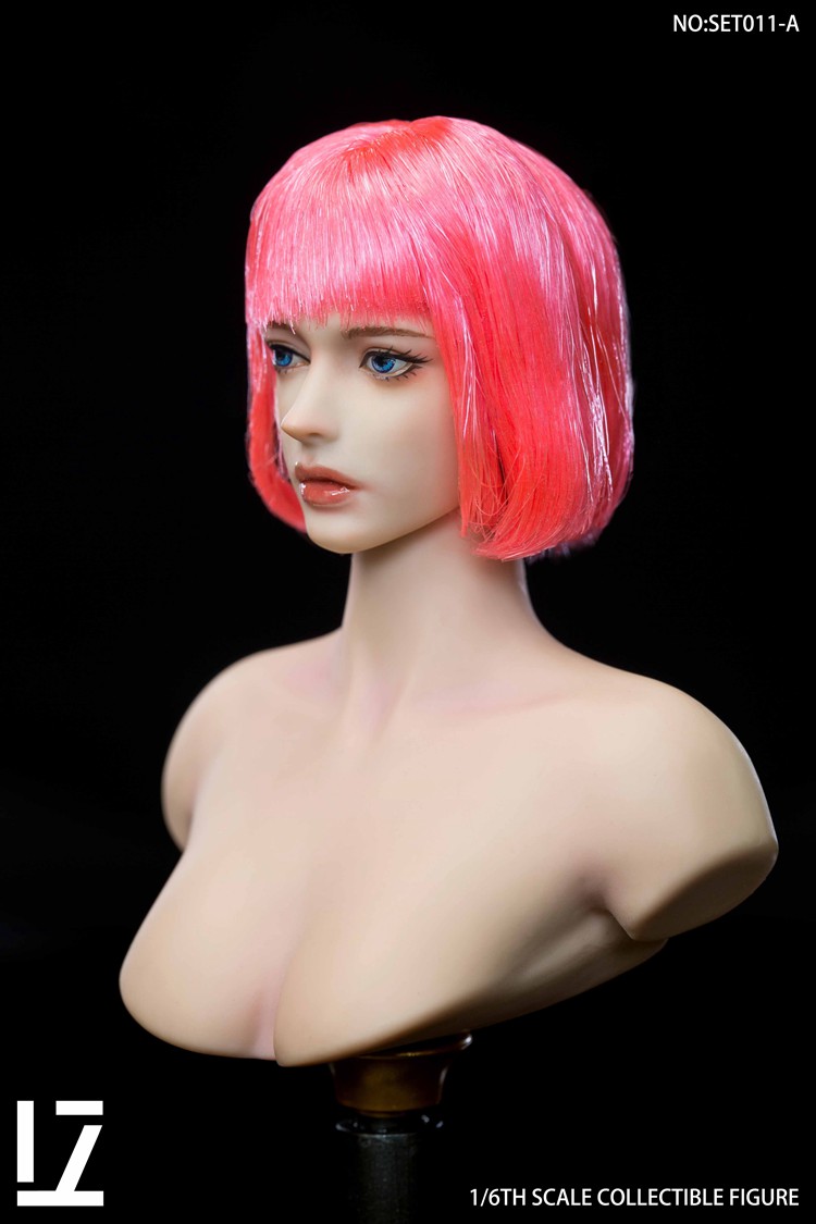 Lz Toys 1/6 Scale Qing Beauty Girl Head Sculpt Model for 12"pale Ph Tbl Figure