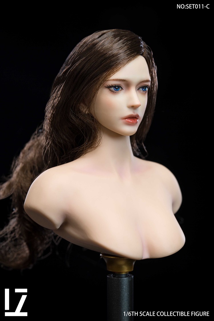 Lz Toys 1/6 Scale Qing Beauty Girl Head Sculpt Model for 12"pale Ph Tbl Figure