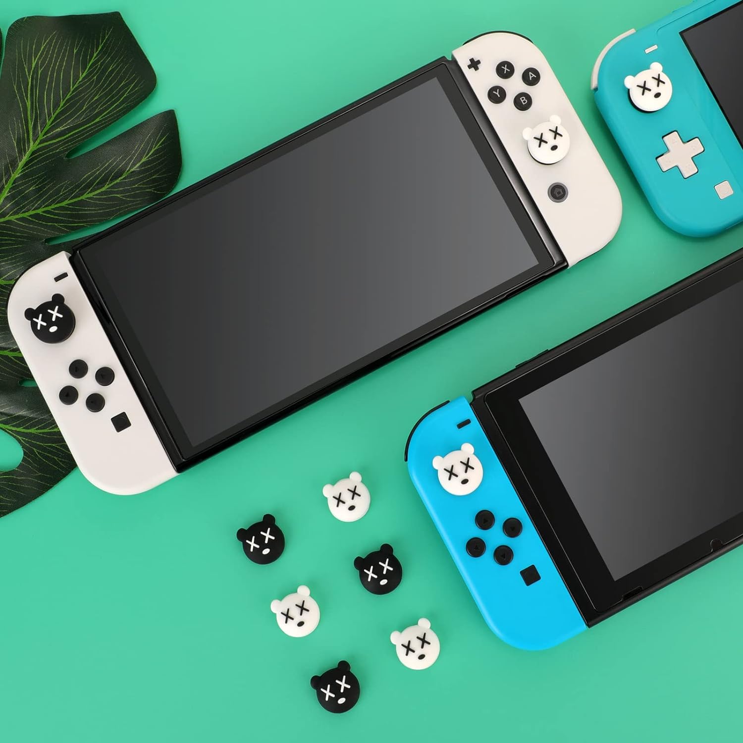 Thumb Grip Caps for Nintendo Switch/Lite/OLED, Joy-Stick Button Stick Cover Cap - Picture 16 of 21