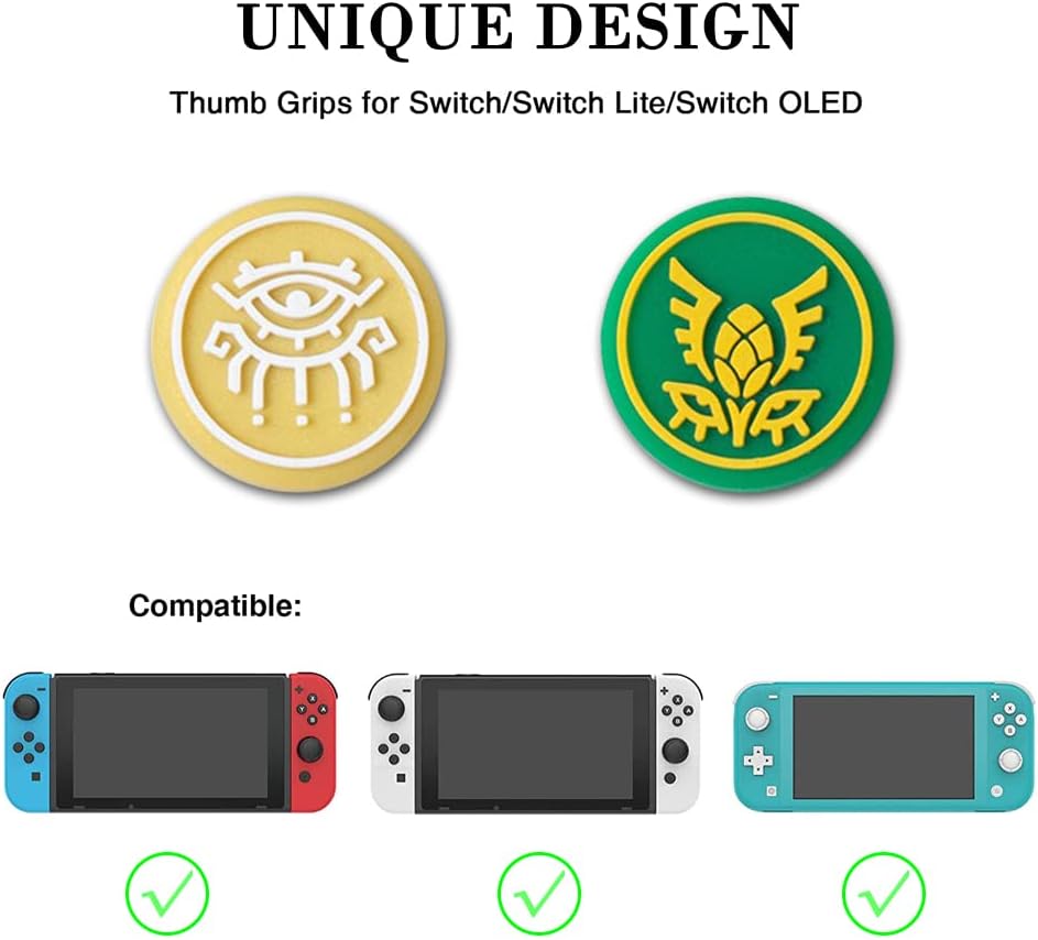4 PCS Thumb Grips Caps, Cute Joystick Caps for Switch/Lite/OLED - Picture 10 of 22