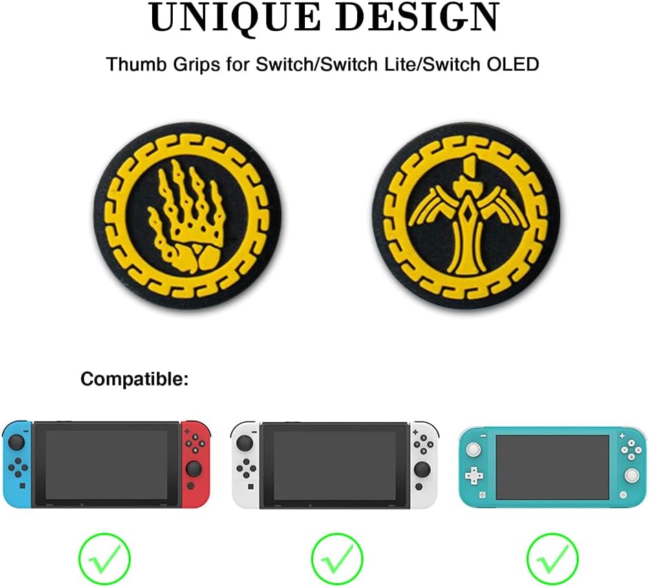 4 PCS Thumb Grips Caps, Cute Joystick Caps for Switch/Lite/OLED - Picture 18 of 22
