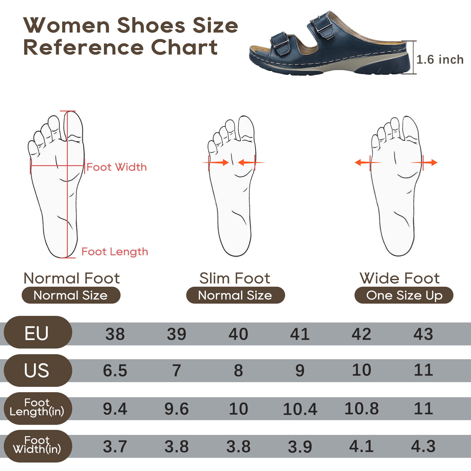 Low-Wedge Women Orthopedic Sandals Casual Flat Shoes Flip Flops Ladies Slippers - Picture 22 of 33