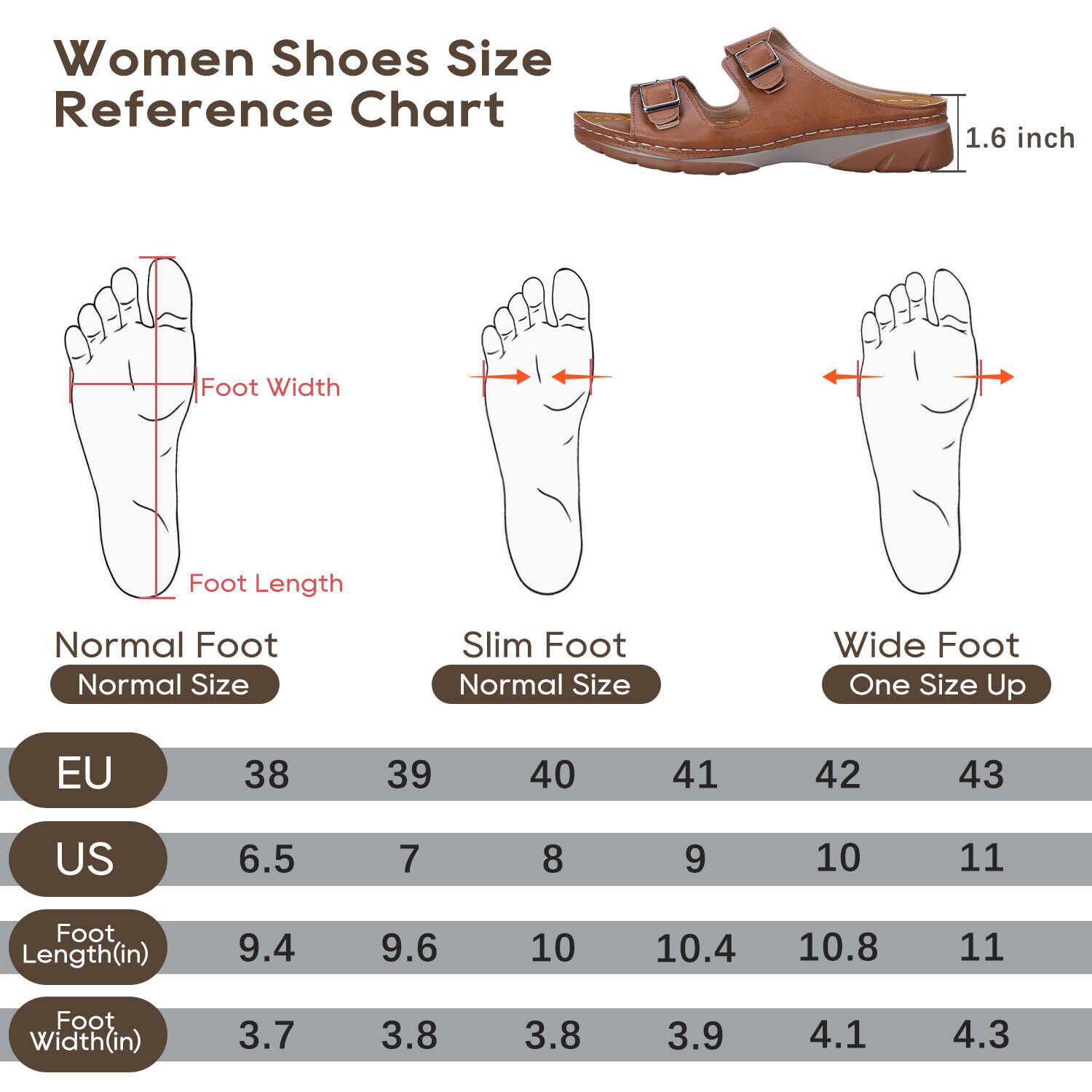 Low-Wedge Women Orthopedic Sandals Casual Flat Shoes Flip Flops Ladies Slippers - Picture 30 of 33