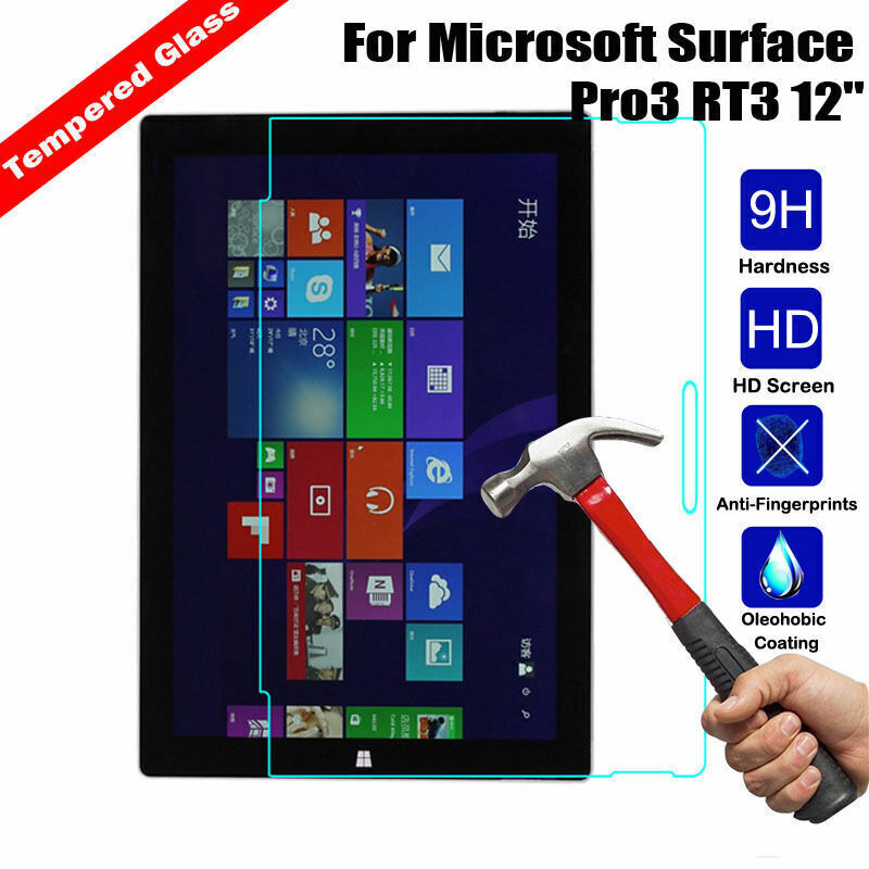 2Pcs For Microsoft Surface Pro 7 6 5 4 3 2 Tempered Glass Screen Protector Cover - Picture 16 of 18
