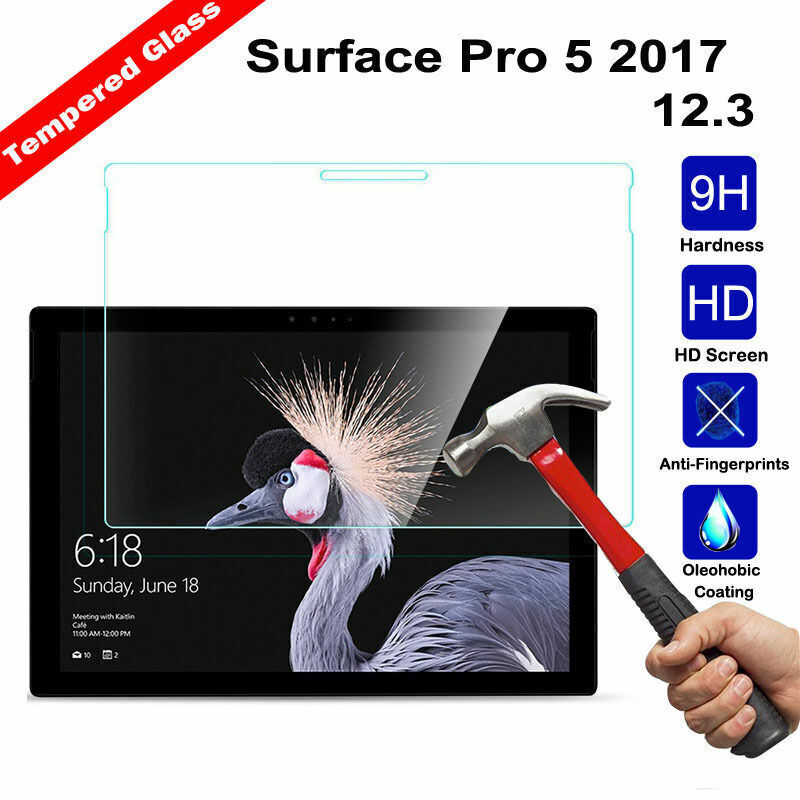 2Pcs For Microsoft Surface Pro 7 6 5 4 3 2 Tempered Glass Screen Protector Cover - Picture 17 of 18