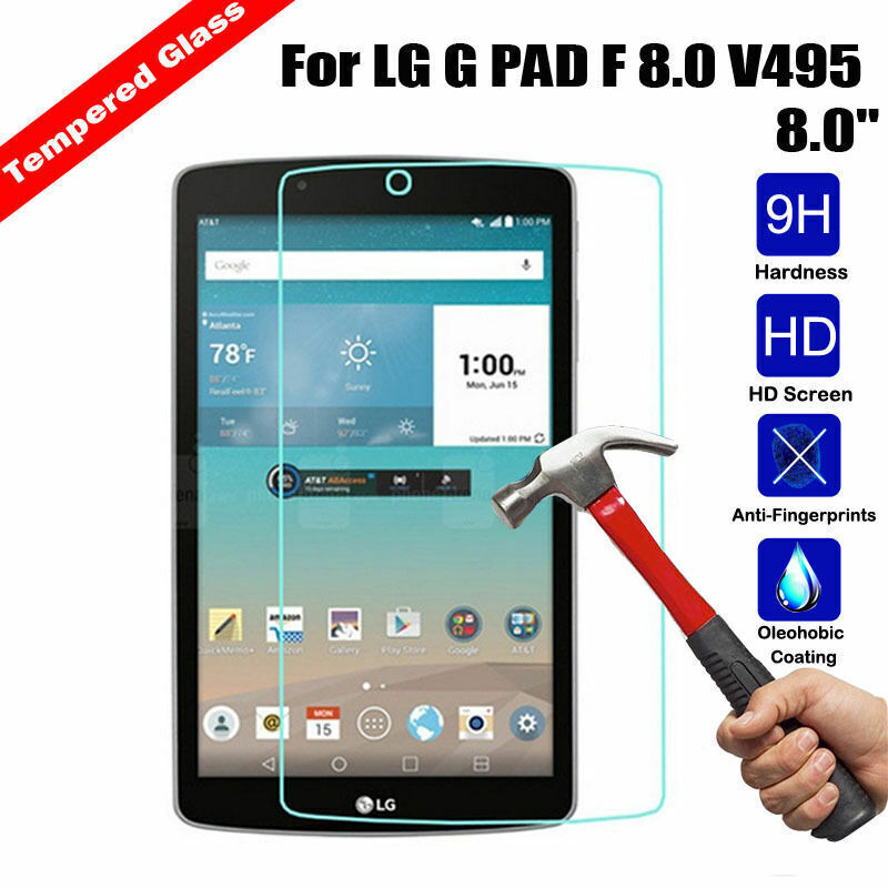 2Pcs For LG LG G Pad 5 IV 4 3 Tempered Glass Guard Cover Screen Protector Film - Picture 13 of 24