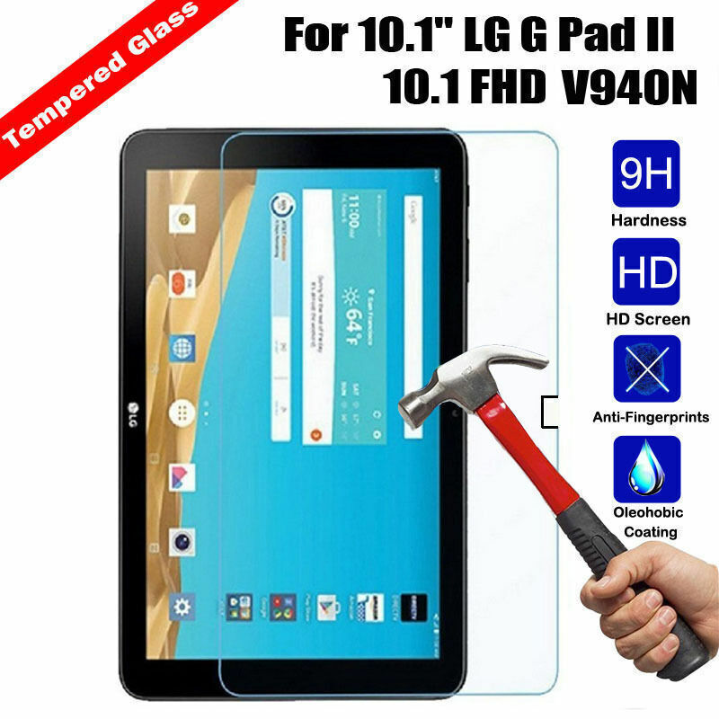 2Pcs For LG LG G Pad 5 IV 4 3 Tempered Glass Guard Cover Screen Protector Film - Picture 16 of 24