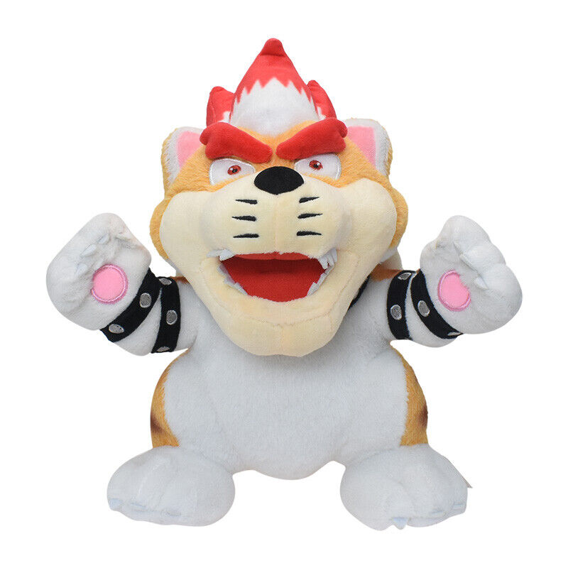 Super Mario Bros Plush Toys Soft Fury BowserStuffed Doll Birthday Xmas Kid Gift - Picture 15 of 21