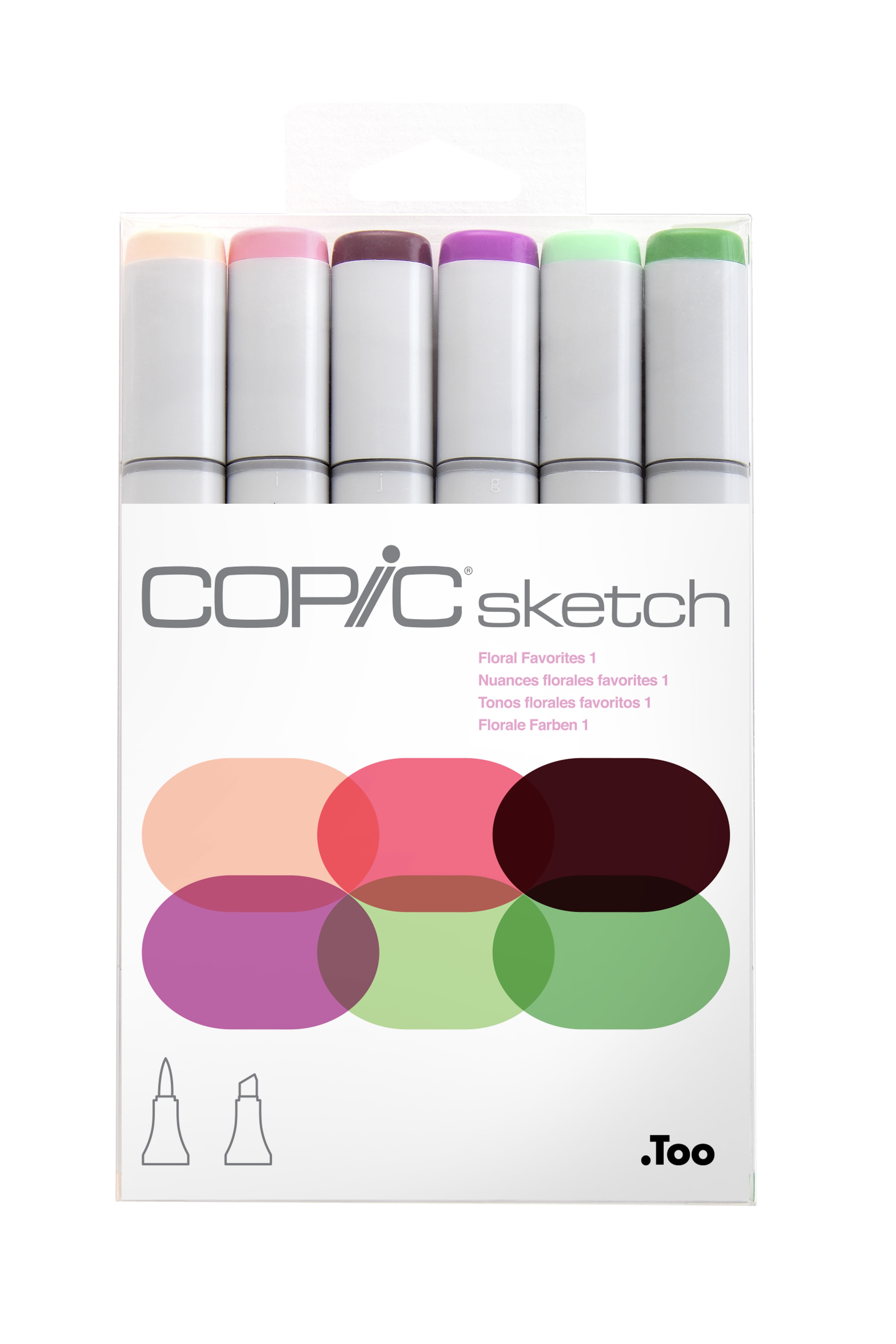 COPIC Marker - Floral Favorites 2, set of 6