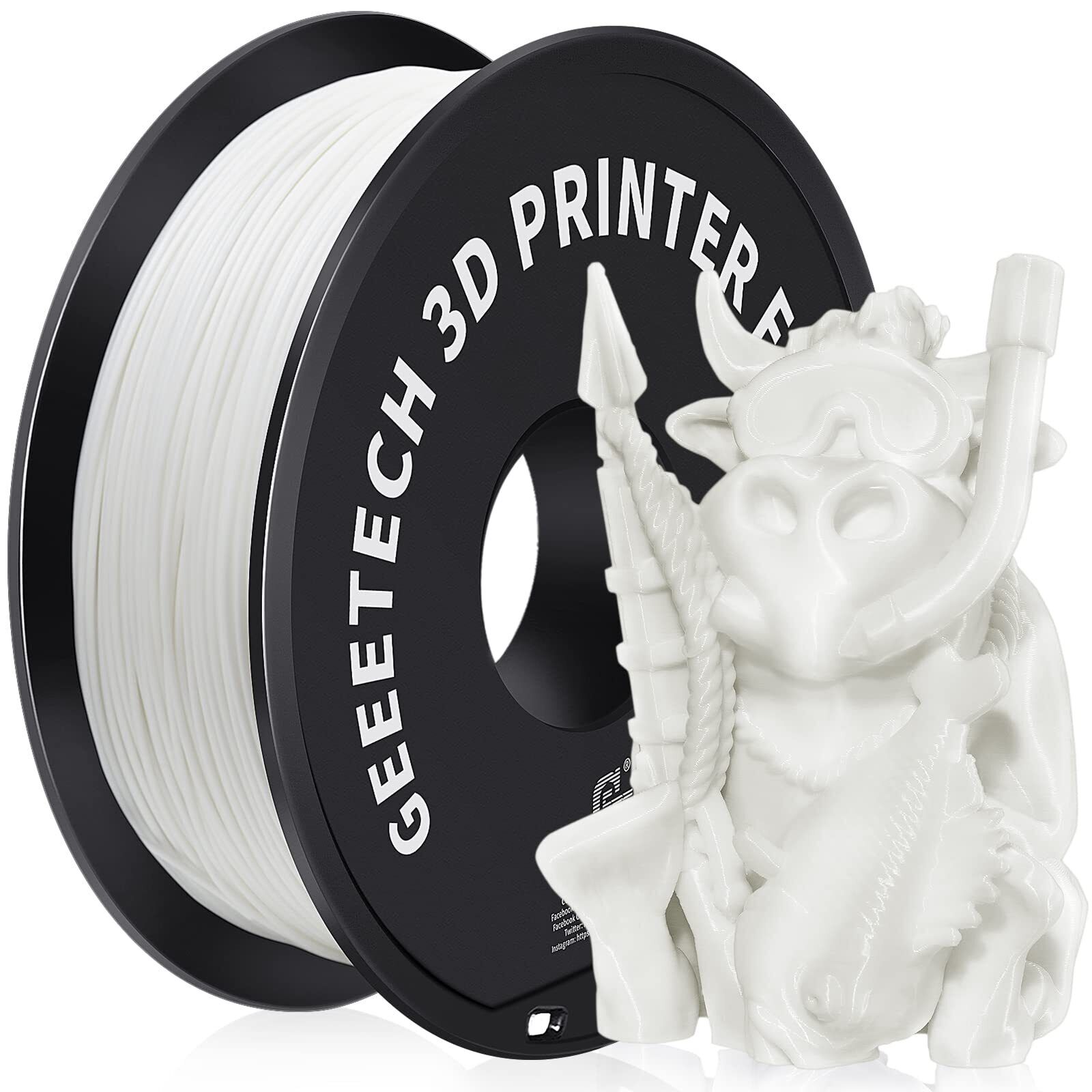 GEEETECH 1.75mm 1kg TPU ABS+ PETG Regular/Silk/Matte/Luminous/Wood PLA Filament - Picture 56 of 147