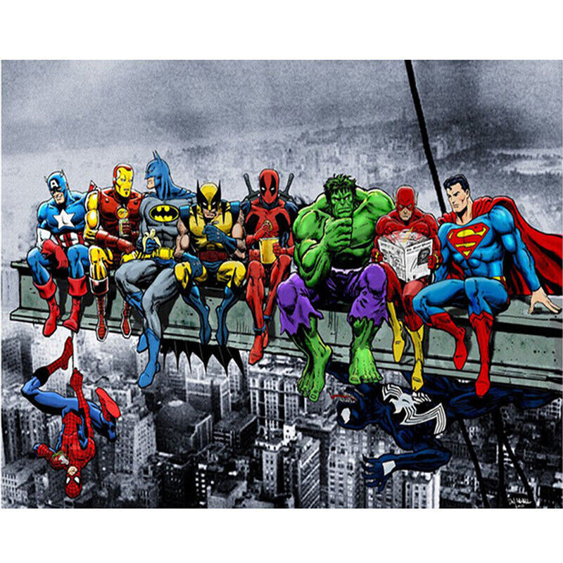 5D Full Drill Cartoon Diamond Painting Cross Arts Craft Mural Stitch Decor Kits - Picture 19 of 25