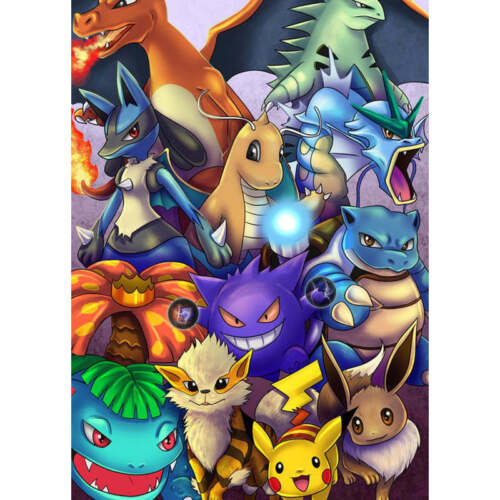 5D Full Drill Cartoon Diamond Painting Cross Arts Craft Mural Stitch Decor Kits - Picture 25 of 25