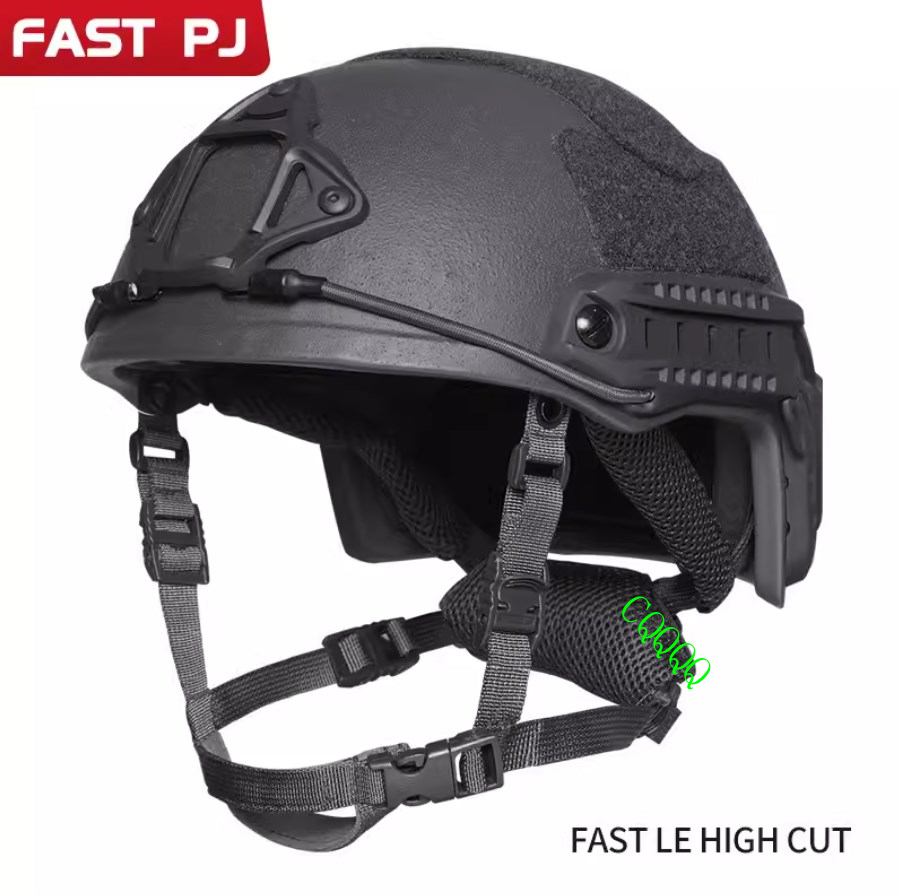 FAST PJ Bulletproof Tactical Helmet NJA IIIA Class Wendy Lining GA2 Class