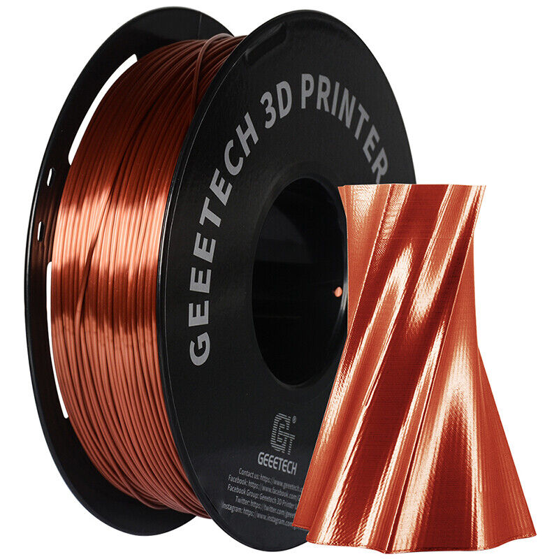 GEEETECH 3D Printer Filament Silk/Two-color/Tricolor Change PLA 1.75mm 1KG/Roll