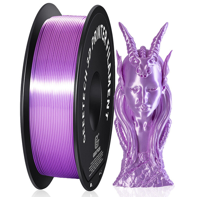 GEEETECH 3D Printer Filament Silk/Two-color/Tricolor Change PLA 1.75mm 1KG/Roll