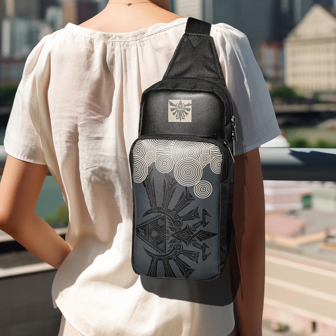 Travel Bag Kit for Nintendo Switch/Lite/OLED with Game Cartridge Box, Thumb Grip - Picture 20 of 21