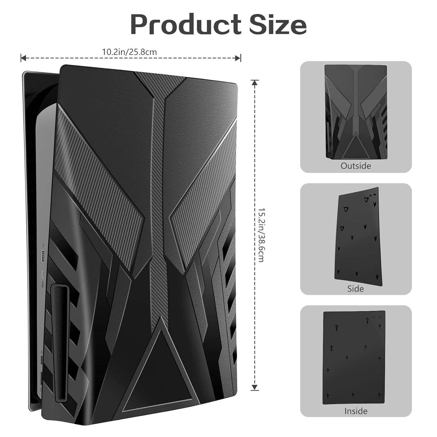 Replacement Plates for PlayStation 5 Disc Edition, Hard Cover Accessories - Picture 11 of 30