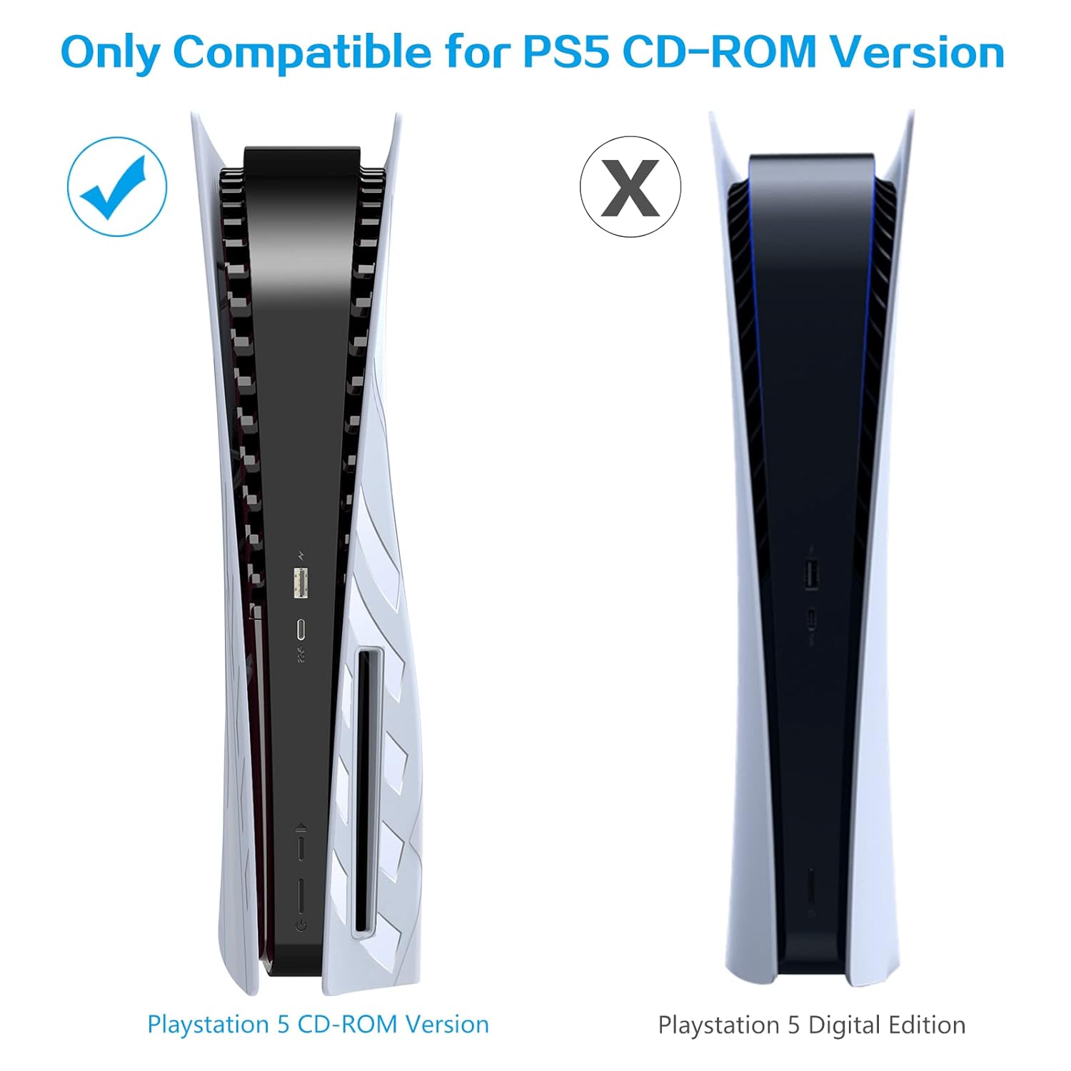Replacement Plates for PlayStation 5 Disc Edition, Hard Cover Accessories - Picture 27 of 30
