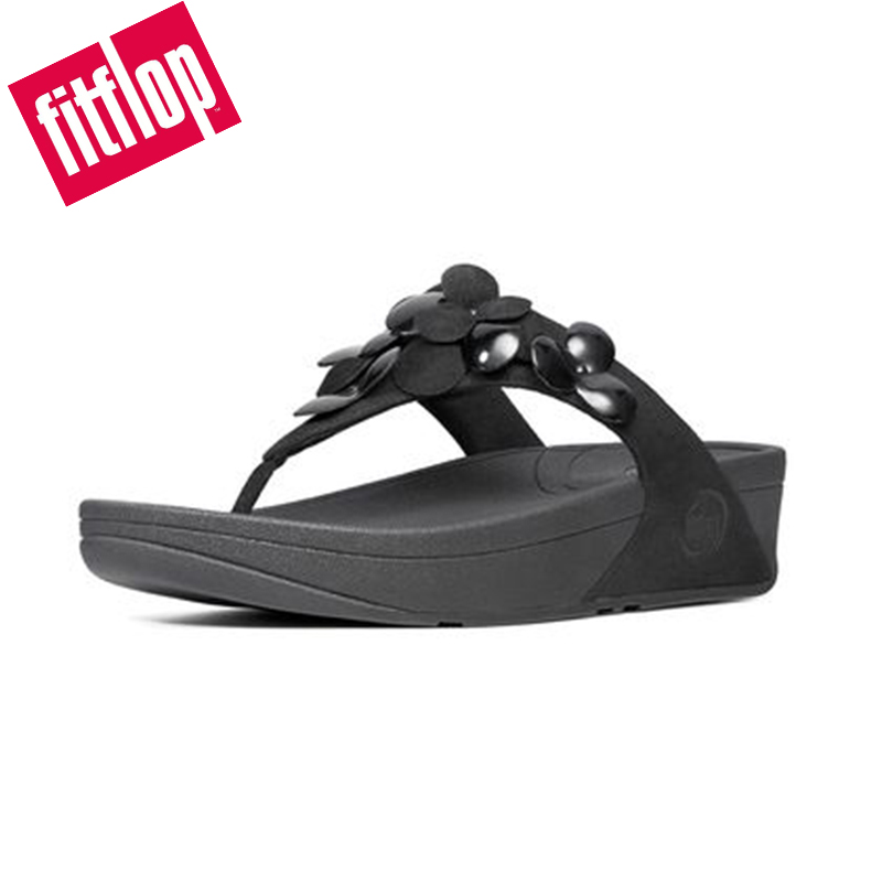 Fitflop Original Una Flor Espiga Fregona Mujer Fondo Grueso Clip Pie Co - Imagen 14 de 15