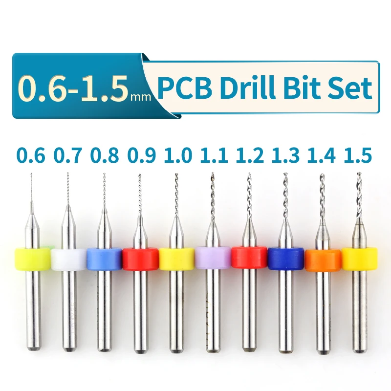 10 Stück Hartmetall Micro Mini CNC Bohrer Bit Set für Leiterplatten - Bild 19 von 21
